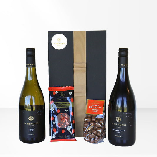 Double Wine and Chocolate Gift Box